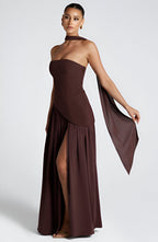 AERIS | STRAPLESS MAXI DRESS