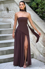 AERIS | STRAPLESS MAXI DRESS