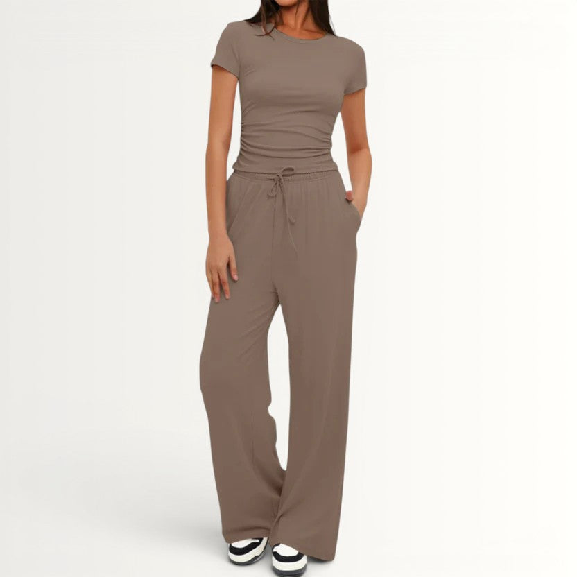 WINNIE | COZY SOLID LOUNGE TWO-PIECED SET