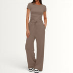 WINNIE | COZY SOLID LOUNGE TWO-PIECED SET