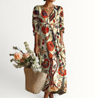 KENDRA | BOHEMIAN FLORAL DRESS