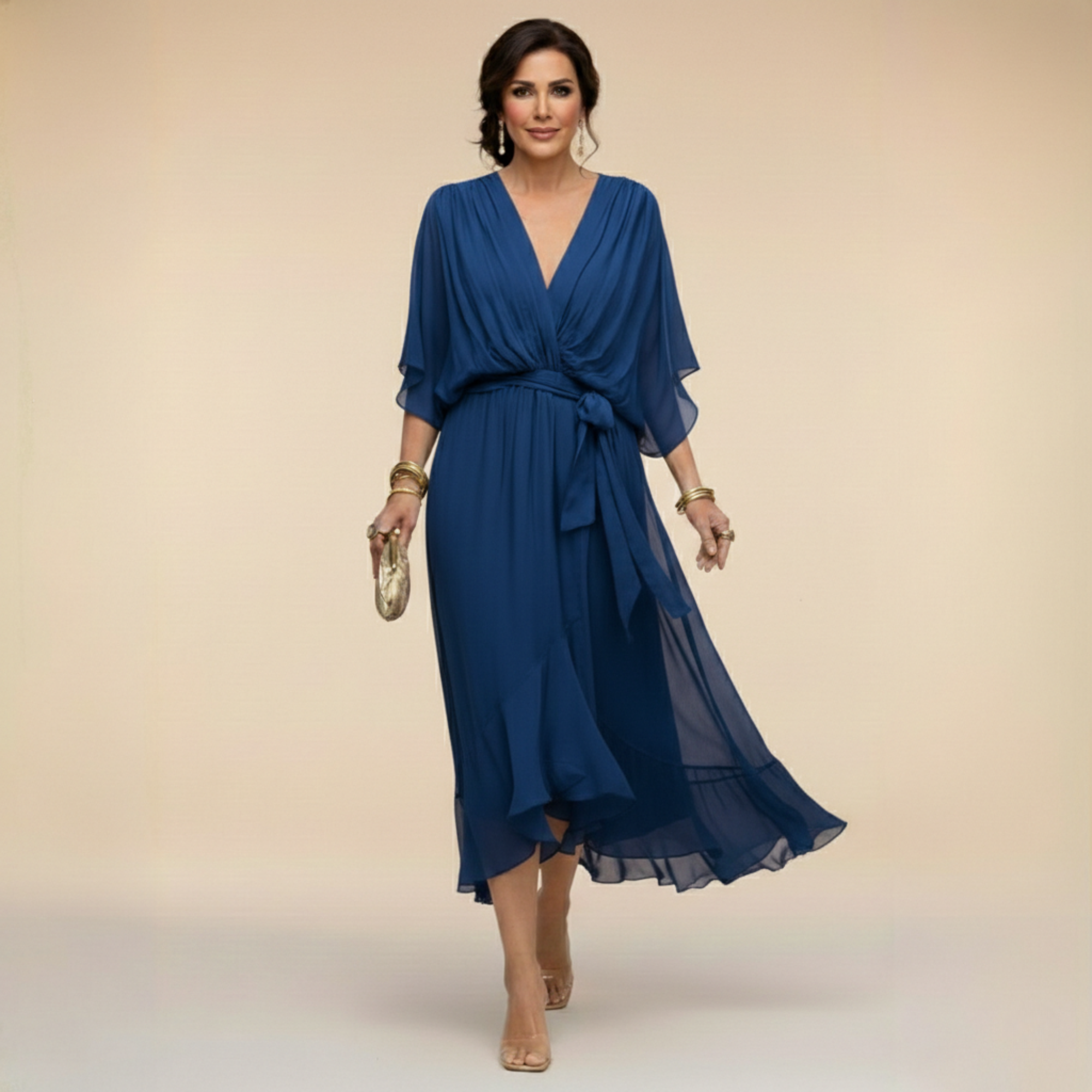 VERITY | FLOWING CHIFFON DRESS