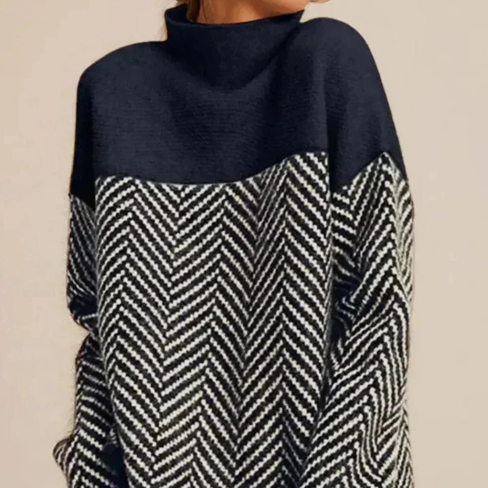 MILA | COTTON TURTLENECK SWEATER