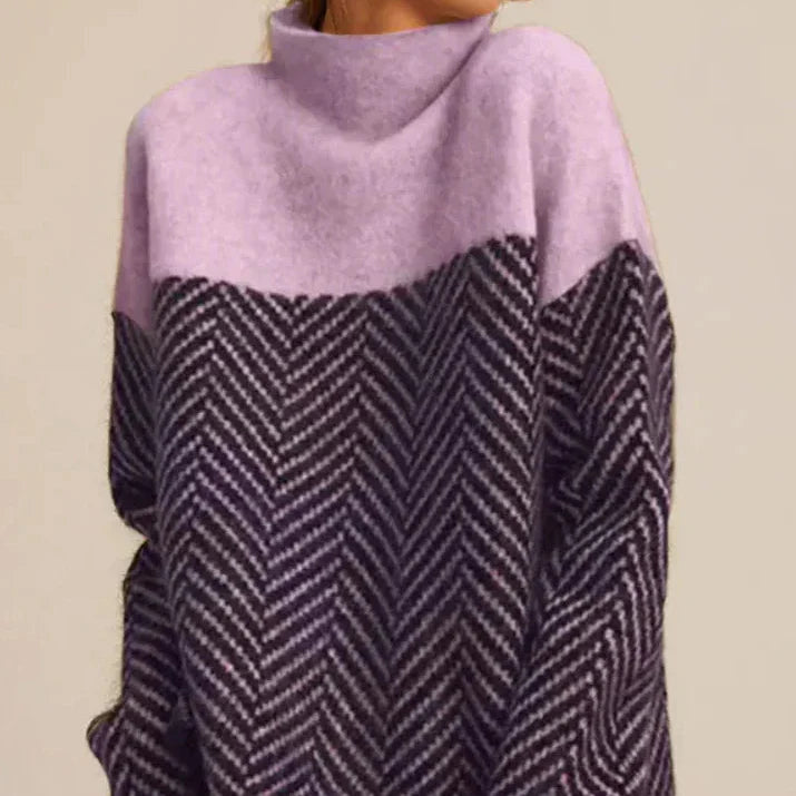 MILA | COTTON TURTLENECK SWEATER