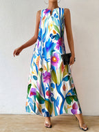 ARIANA | BLOOMING PRINT MAXI DRESS