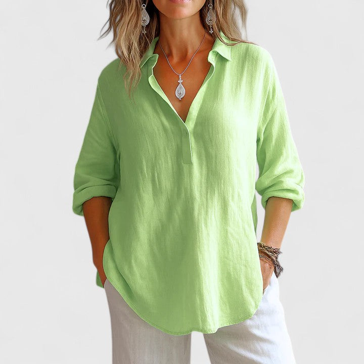 FRANZINA | COMFORTABLE LINEN BLOUSE