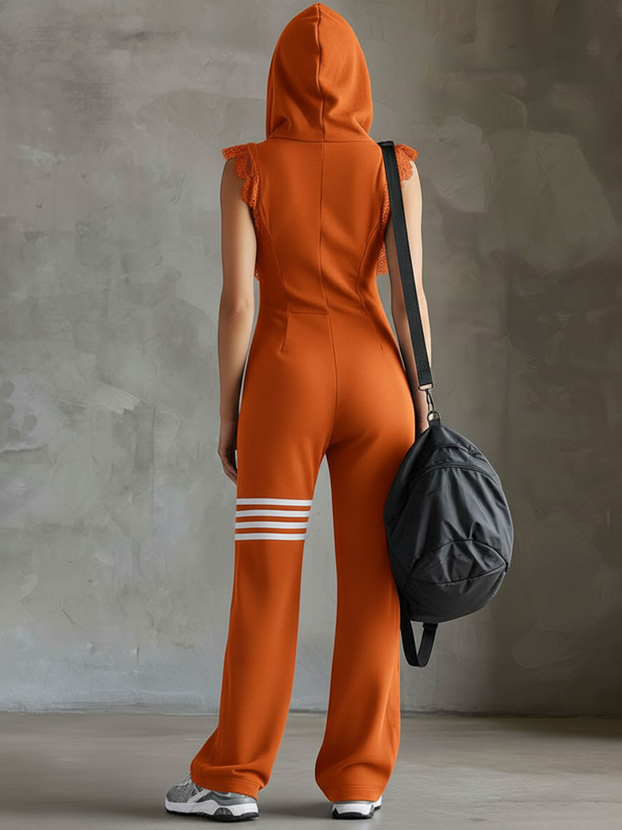 LUNA | JUMPSUIT WITH FRONT ZIPPER CLOSURE