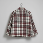 BEATRICE | PLAID CAPE JACKET