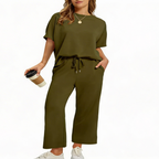 JULIE | WOMEN'S OVERSIZED CROPPED LOUNGE SET