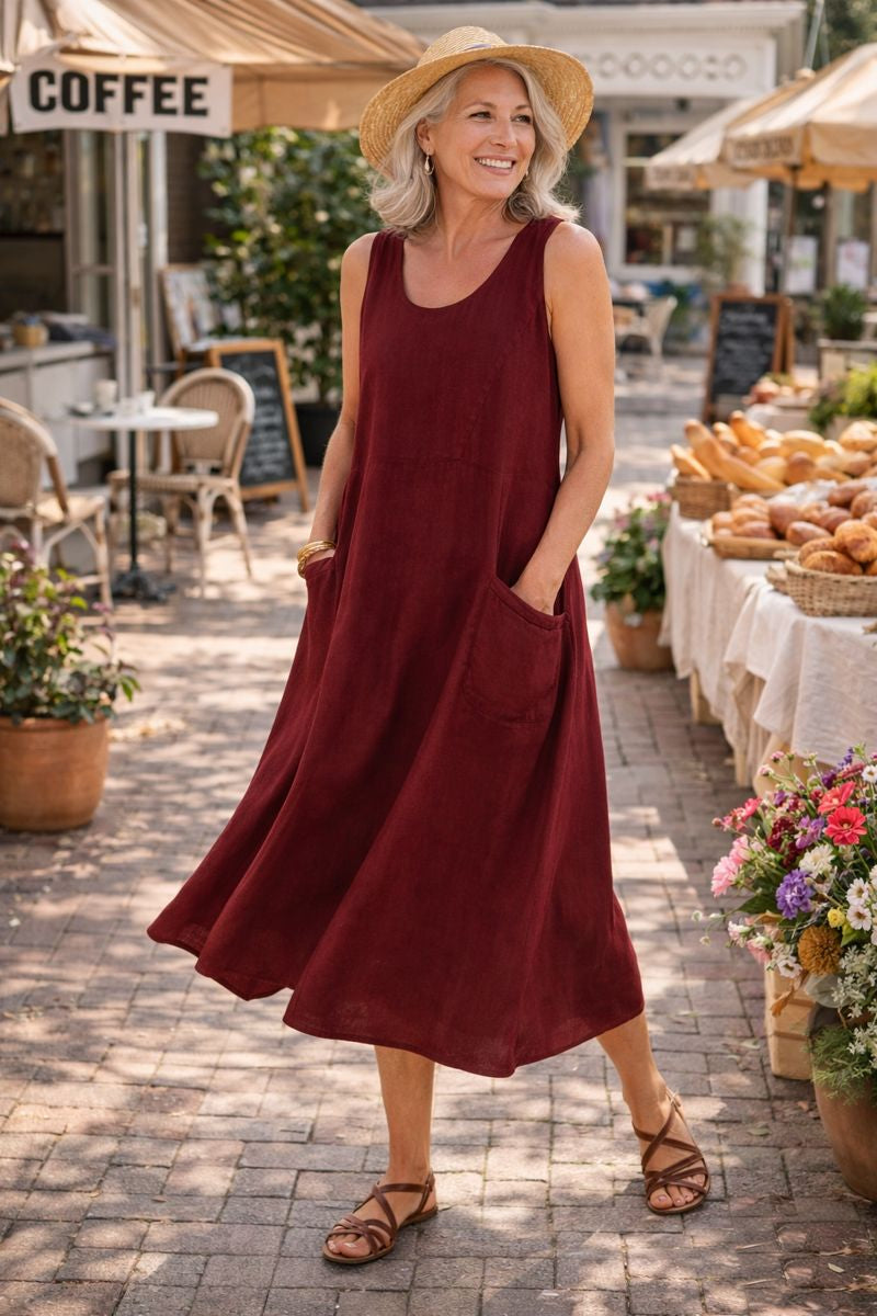 MIRA | COTTON POCKET DRESS