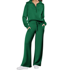 RANDI | COZY ZIP-UP WIDE LEG SWEATSUIT SET