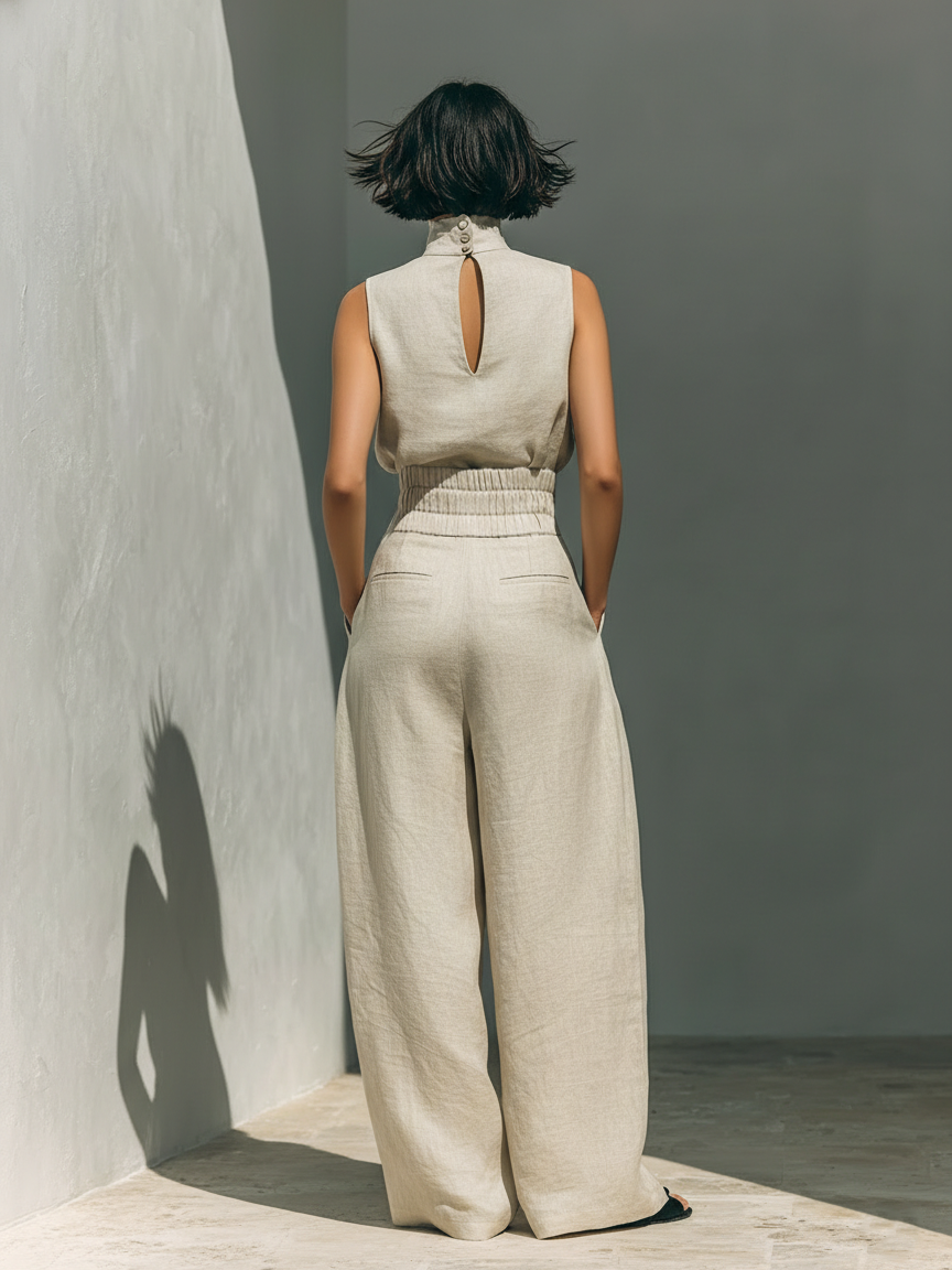 PAULA | COTTON & LINEN MINIMALIST SET
