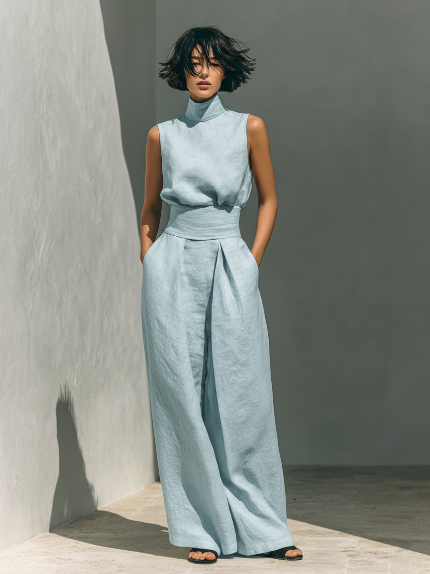 PAULA | COTTON & LINEN MINIMALIST SET