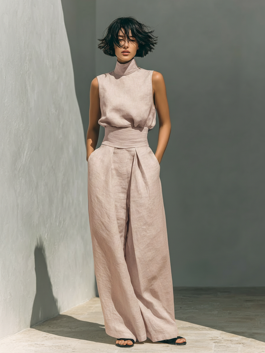 PAULA | COTTON & LINEN MINIMALIST SET