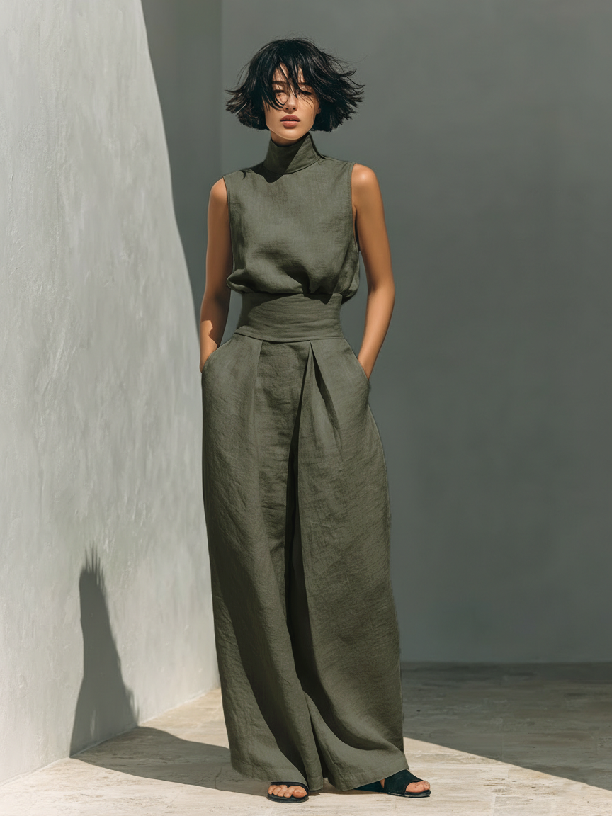 PAULA | COTTON & LINEN MINIMALIST SET