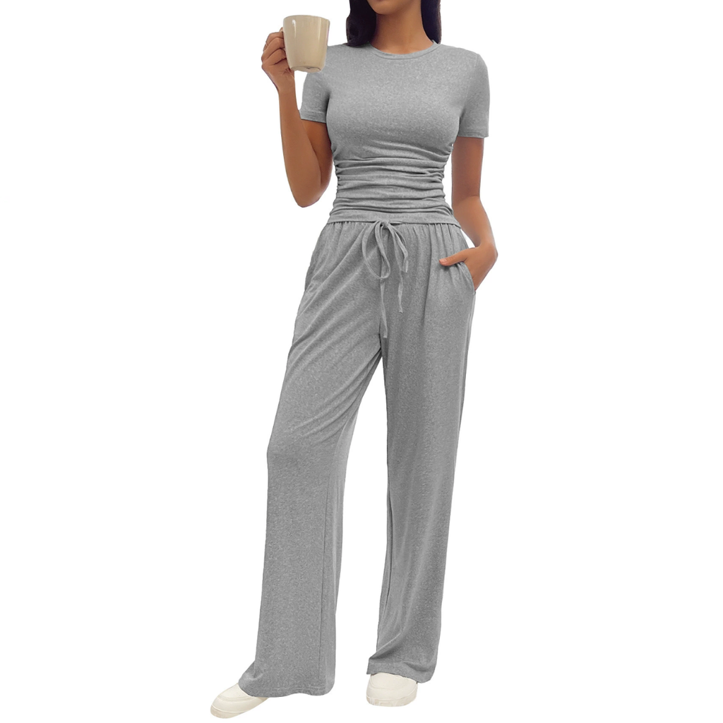 WINNIE | COZY SOLID LOUNGE TWO-PIECED SET