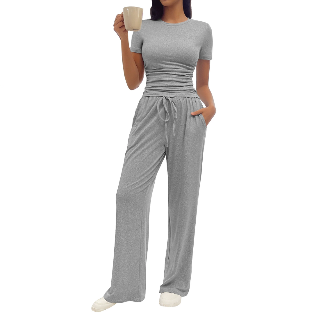WINNIE | COZY SOLID LOUNGE TWO-PIECED SET