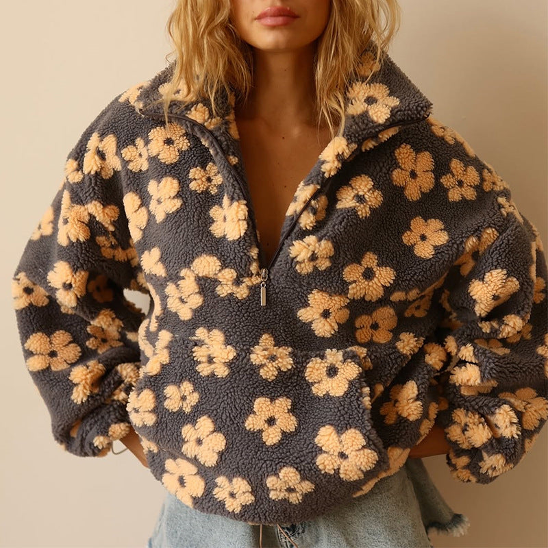 CLARA | COZY FLORAL FLEECE
