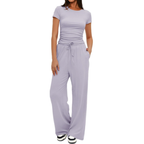 WINNIE | COZY SOLID LOUNGE TWO-PIECED SET
