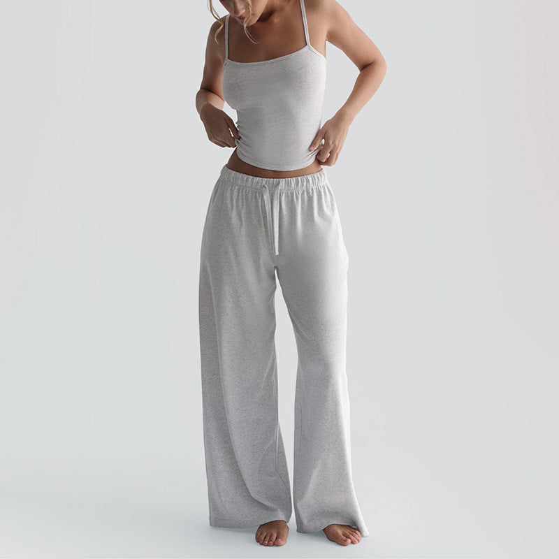 PATSY | CASUAL SLEEVELESS TOP AND PANTS SET