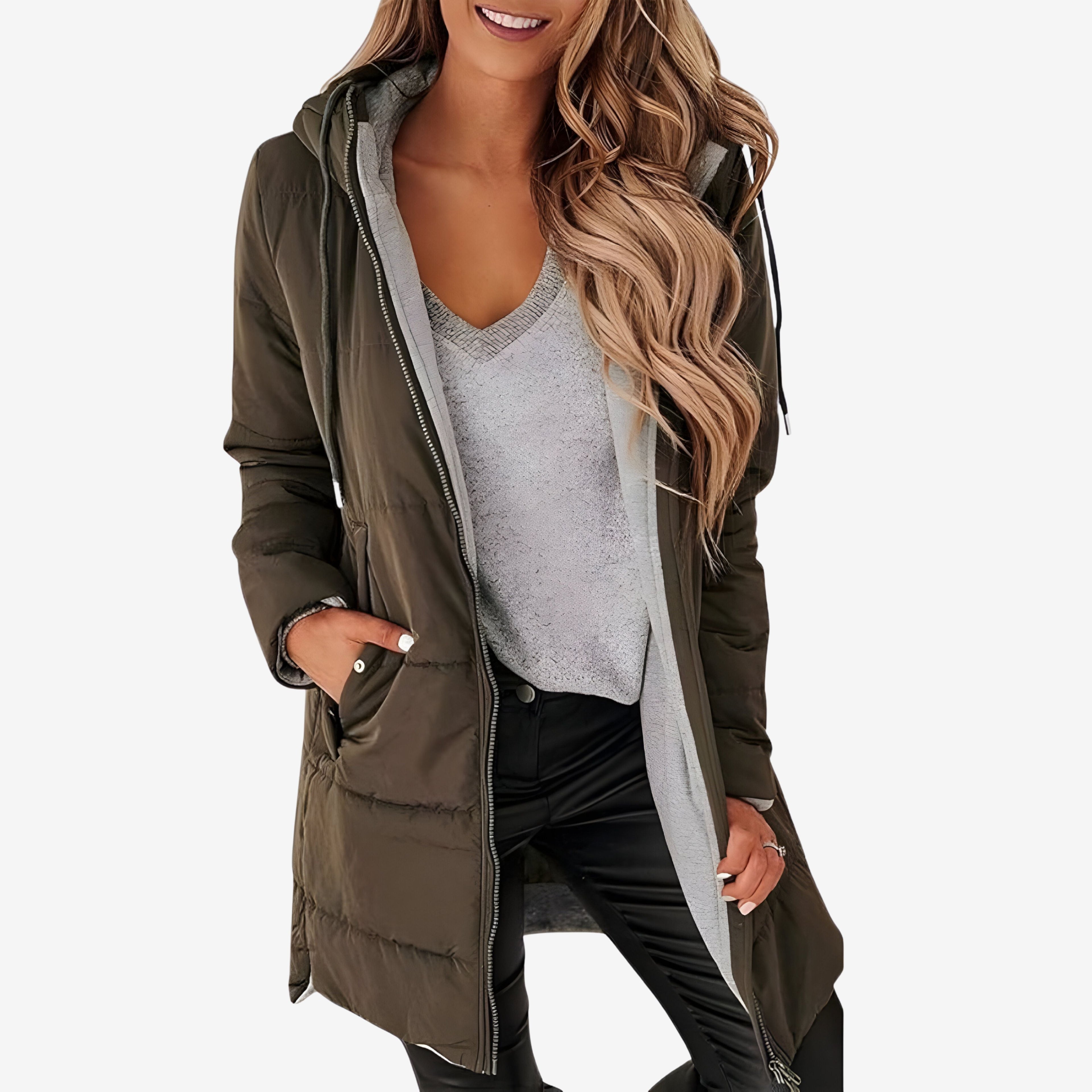 ARLENA | ELEGANT QUILTED DOWN PUFFER