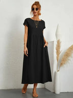 CELINE | MIDI DRESS WITH POCKETS