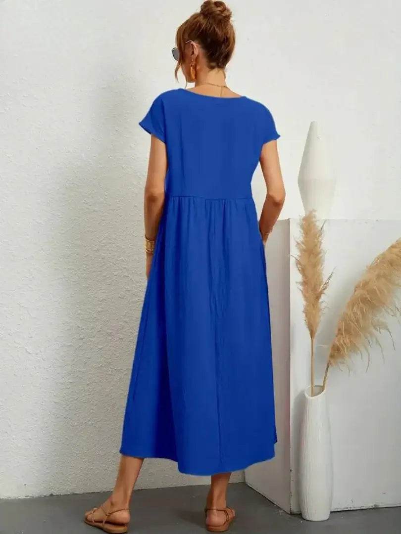 CELINE | MIDI DRESS WITH POCKETS