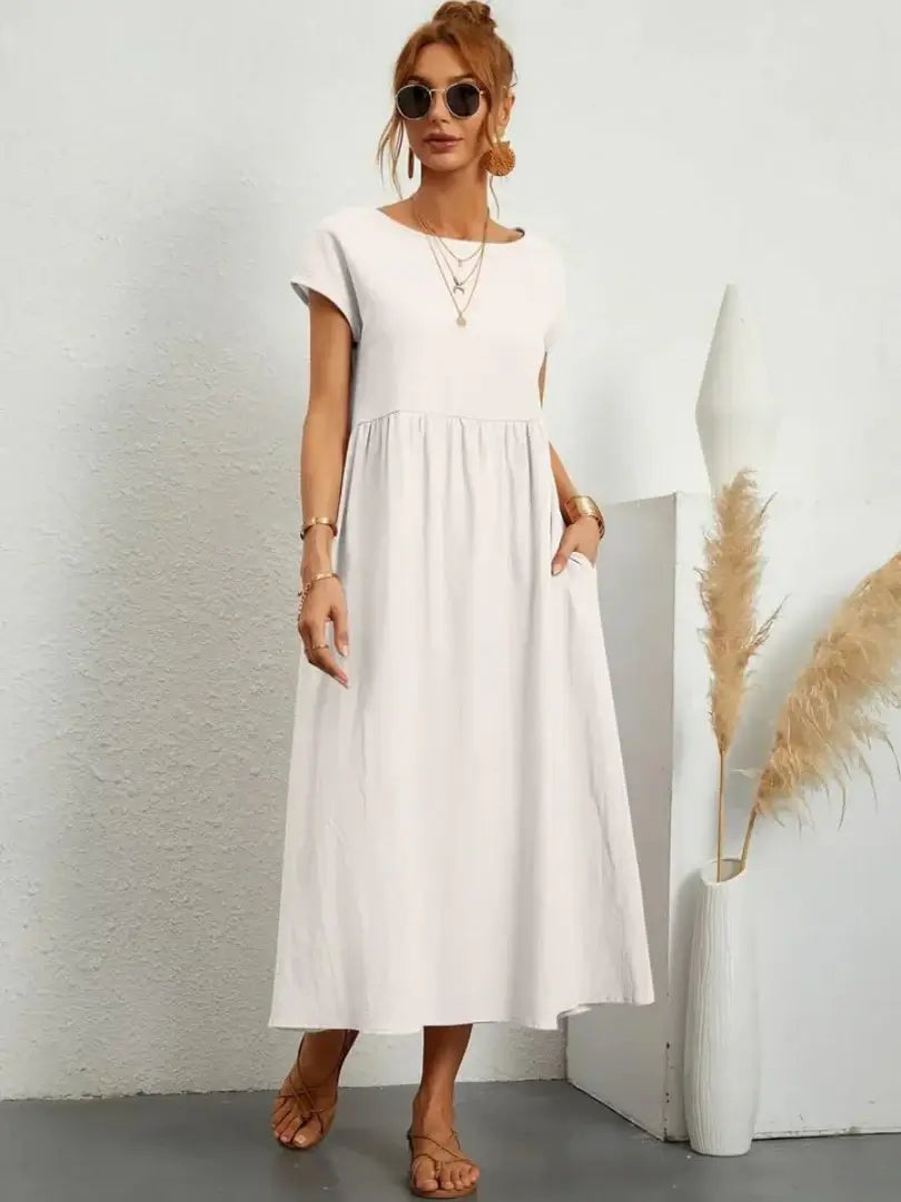 CELINE | MIDI DRESS WITH POCKETS