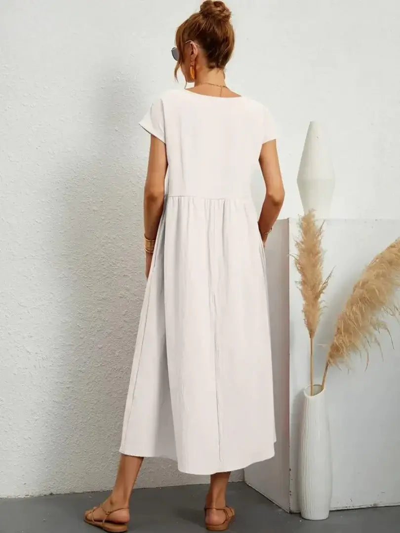 CELINE | MIDI DRESS WITH POCKETS