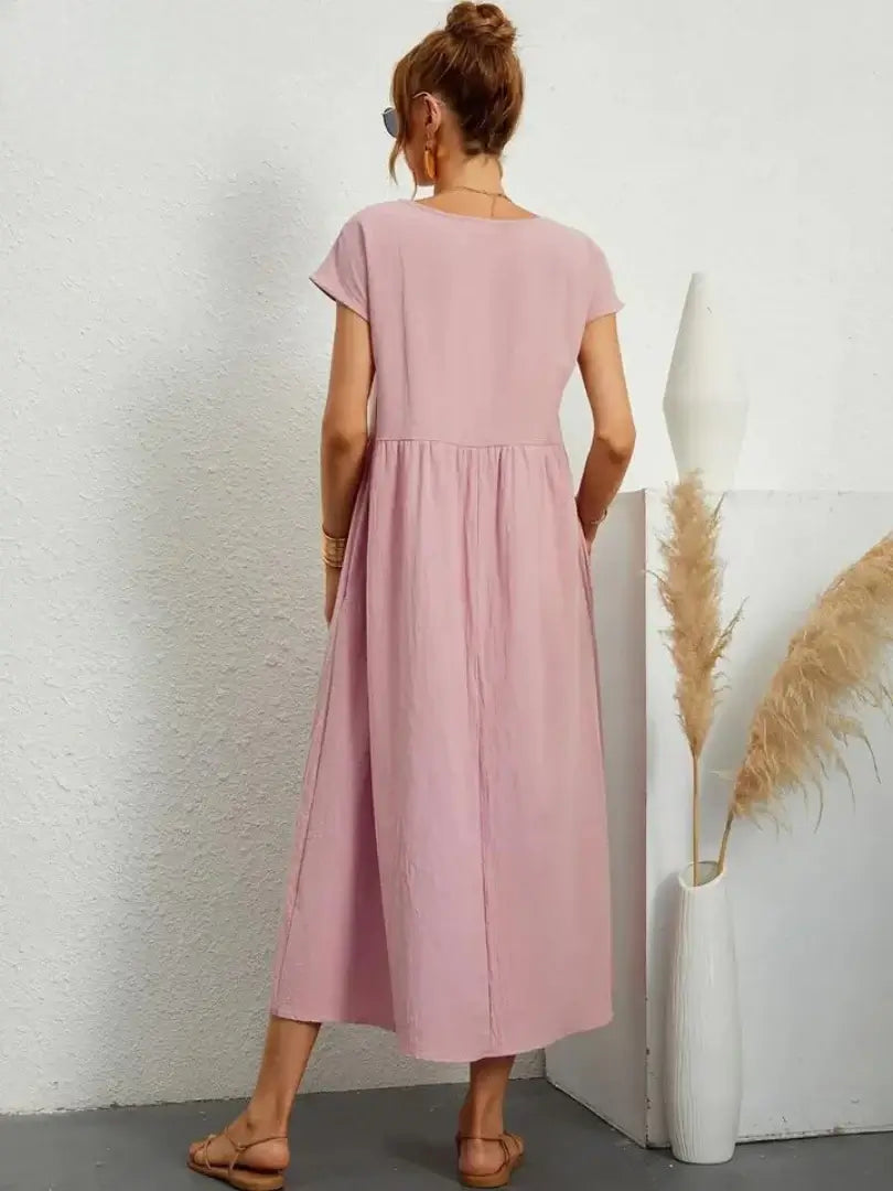 CELINE | MIDI DRESS WITH POCKETS