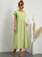 CELINE | MIDI DRESS WITH POCKETS
