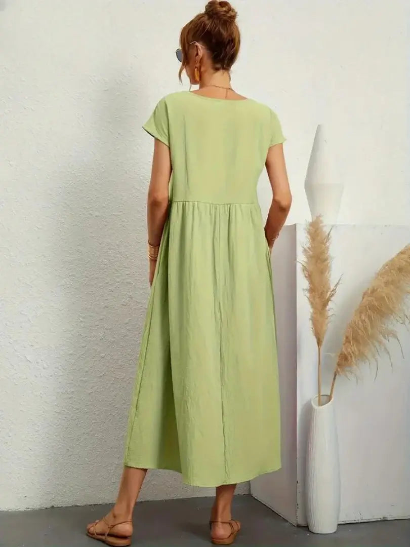 CELINE | MIDI DRESS WITH POCKETS