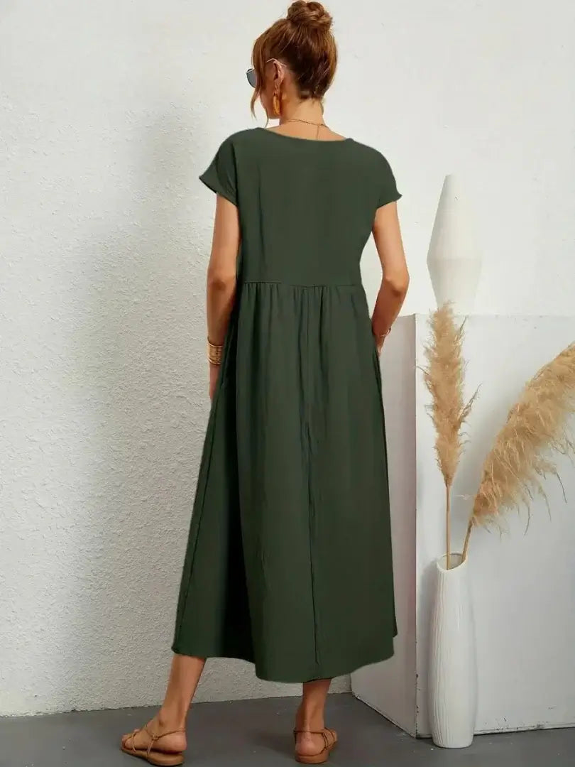 CELINE | MIDI DRESS WITH POCKETS
