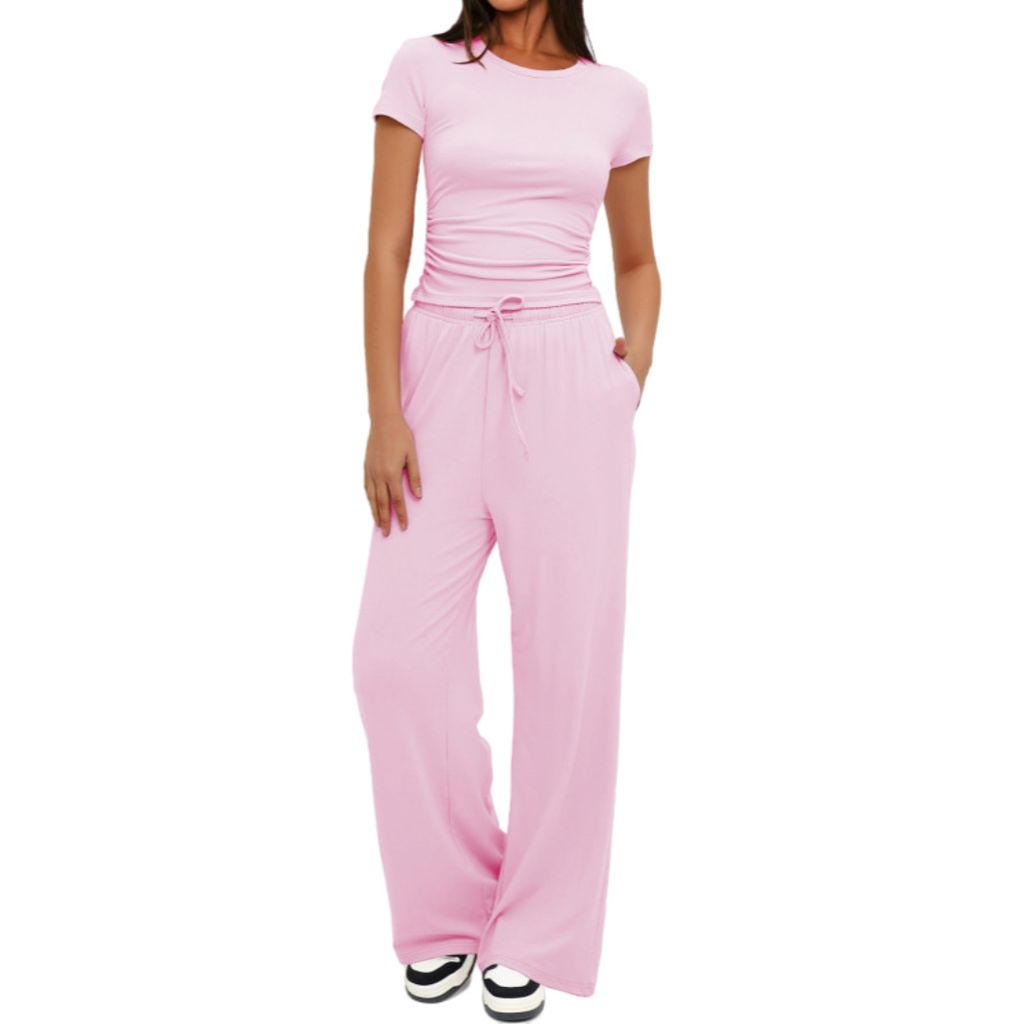 WINNIE | COZY SOLID LOUNGE TWO-PIECED SET