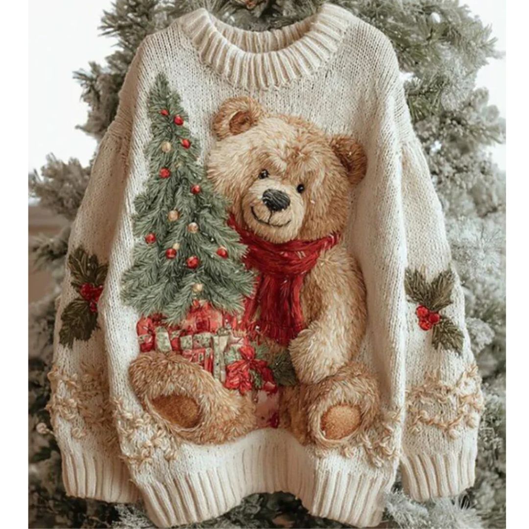 ROSE | CHRISTMAS SWEATER WITH FESTIVE DETAILS
