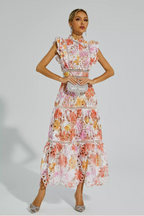 MAEVE | HOLLOW SLEEVELESS MAXI DRESS