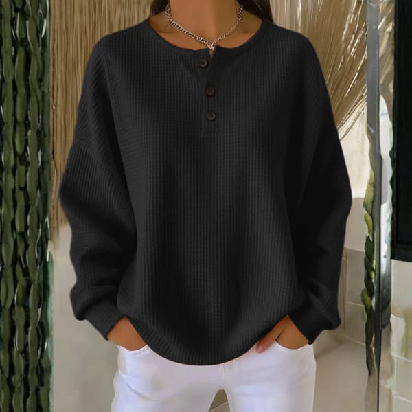 MADISON | STYLISH CASUAL HENLEY TOP