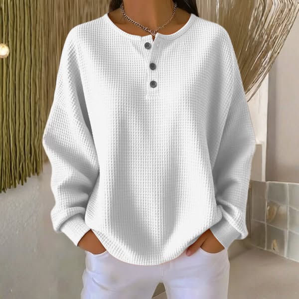 MADISON | STYLISH CASUAL HENLEY TOP