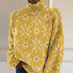 LEAH | VINTAGE COLOUR BLOCK FLORAL ART