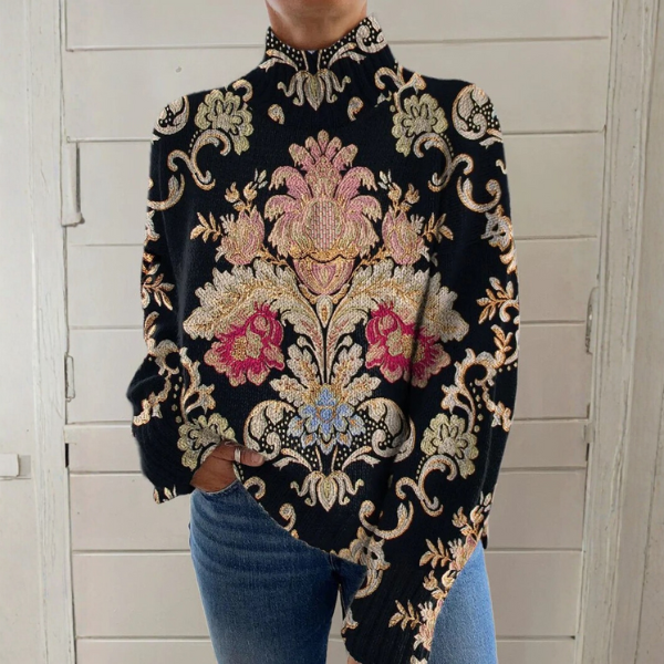 JESSICA | VINTAGE FLORAL SWEATER