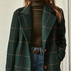 VIOLA | RETRO PLAID TWEED COAT