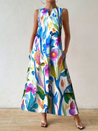 ARIANA | BLOOMING PRINT MAXI DRESS