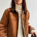 MIA | BUTTONED SHEEPSKIN JACKET
