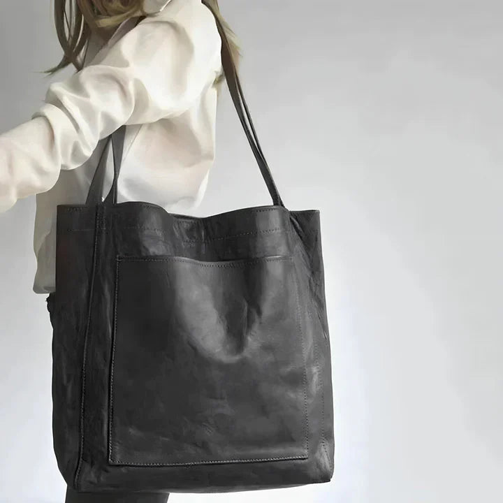 PAMELA | CLASSIC LEATHER TOTE