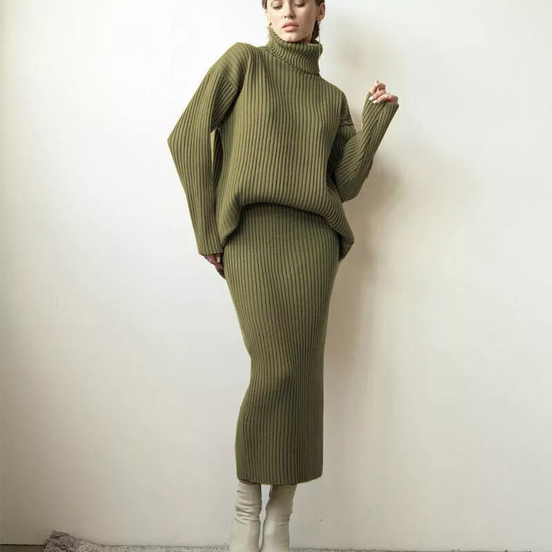 INAYA | COSY TURTLENECK KNIT SET