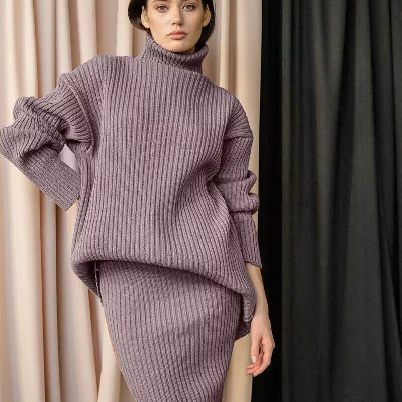 INAYA | COSY TURTLENECK KNIT SET