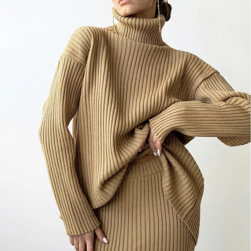 INAYA | COSY TURTLENECK KNIT SET