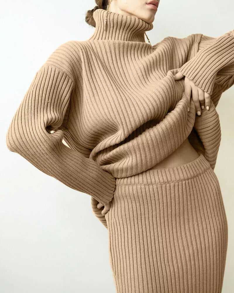 INAYA | COSY TURTLENECK KNIT SET