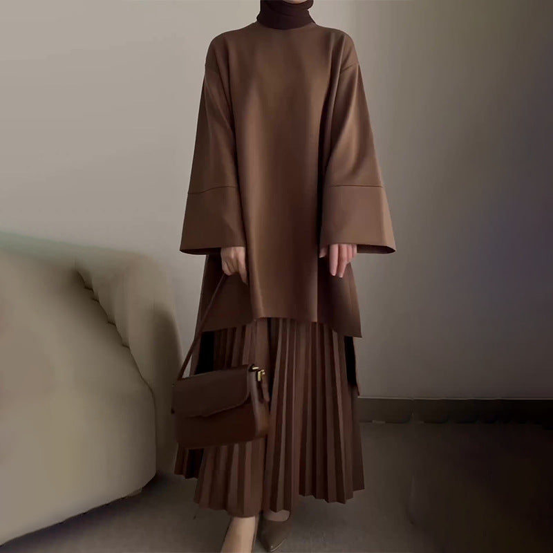 OPHELIE | CHIC PLEATED TWO-PIECE SET
