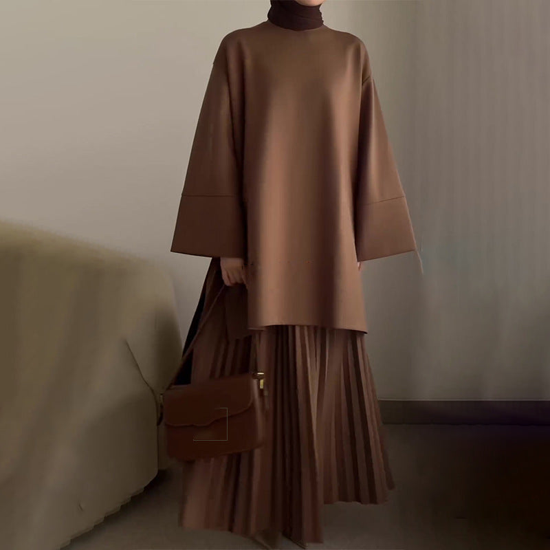 OPHELIE | CHIC PLEATED TWO-PIECE SET